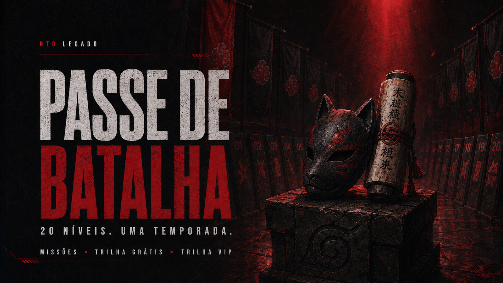 Passe de batalha e recompensas